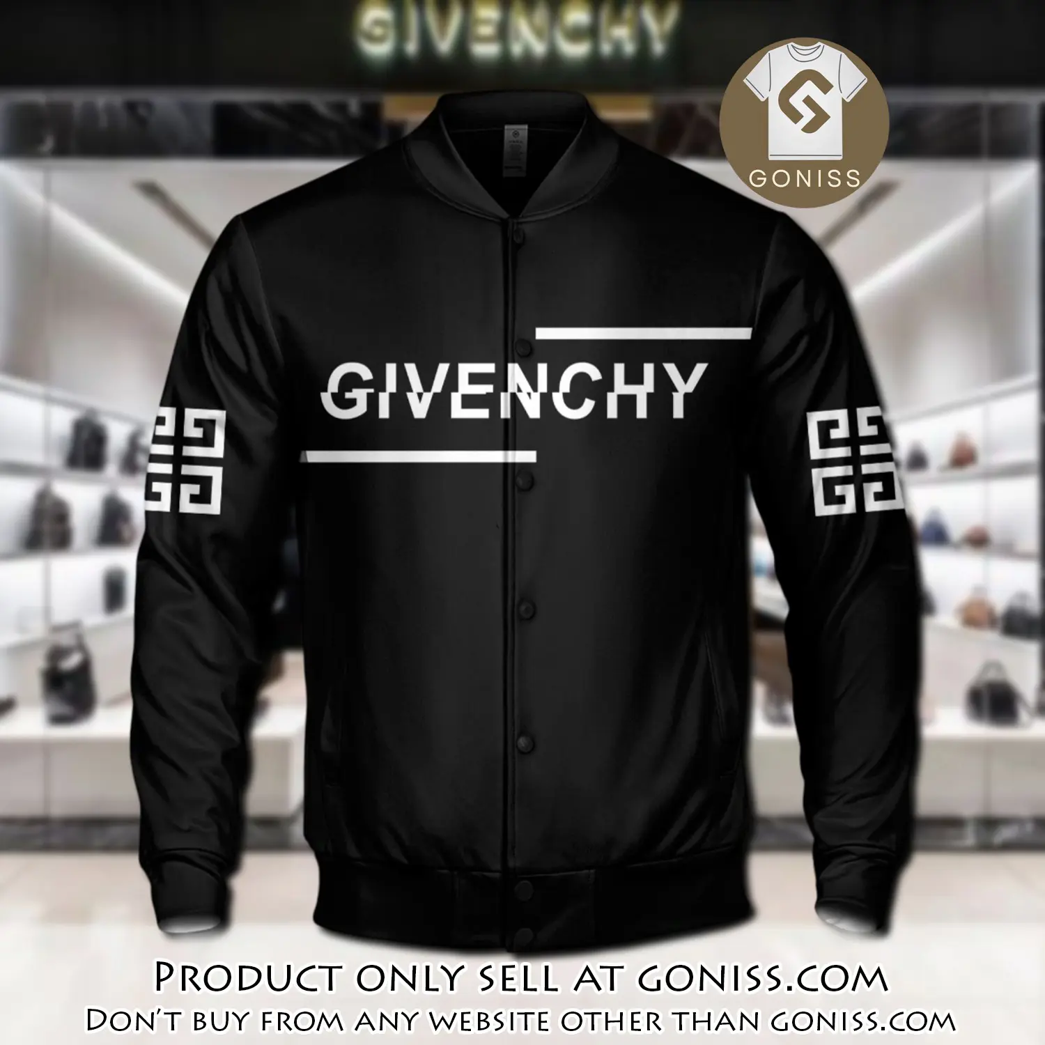 Luxury givenchy varsity premium baseball jacket bjv1046 gn0800460